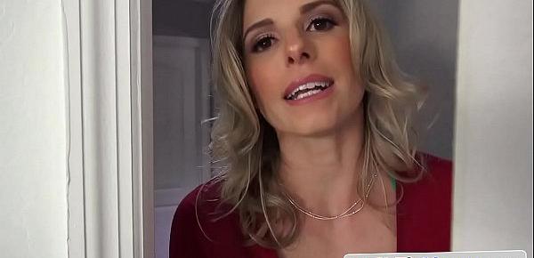  MILF Gives Stepson Head With Husband On The Phone - Cory Chase